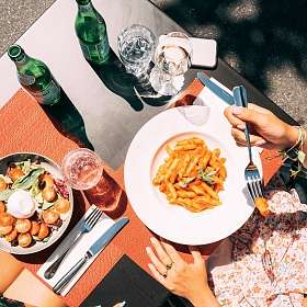 Piazzetta Terrace Zurich Lunch