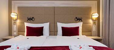 deluxe top view zimmer detail bett