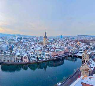 Winter Zuerich Panorama